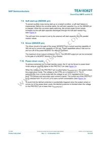 TEA18362T/1J Datasheet Page 16