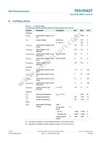 TEA18362T/1J Datasheet Page 18