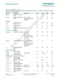 TEA18363LT/1J Datasheet Page 20