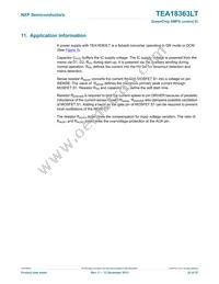 TEA18363LT/1J Datasheet Page 22