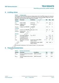 TEA1892ATS/1X Datasheet Page 6