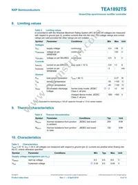TEA1892TS/1X Datasheet Page 6