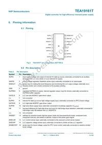 TEA19161T/1Y Datasheet Page 5