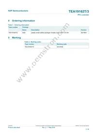 TEA19162T/1J Datasheet Page 3