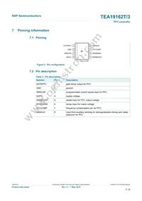 TEA19162T/1J Datasheet Page 5