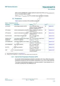 TEA19162T/1J Datasheet Page 8