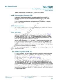 TEA19361T/1J Datasheet Page 12