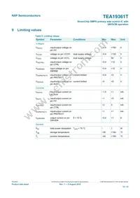 TEA19361T/1J Datasheet Page 16
