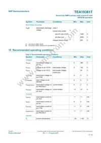TEA19361T/1J Datasheet Page 17