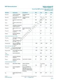 TEA19361T/1J Datasheet Page 19