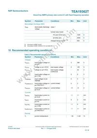 TEA19362T/1J Datasheet Page 18