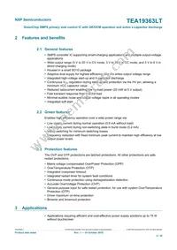 TEA19363LT/1J Datasheet Page 2
