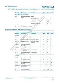 TEA19363LT/1J Datasheet Page 19