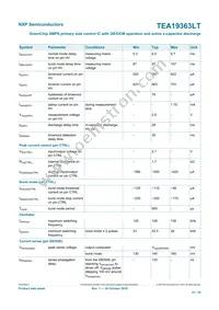 TEA19363LT/1J Datasheet Page 21