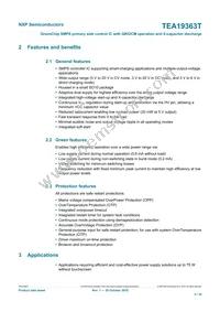 TEA19363T/1J Datasheet Page 2