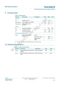 TEA1998TS/1X Datasheet Page 8