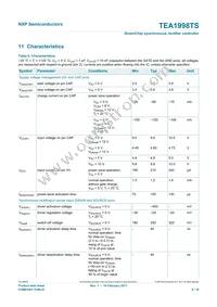 TEA1998TS/1X Datasheet Page 9