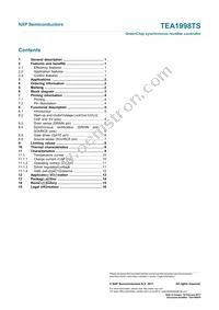 TEA1998TS/1X Datasheet Page 18