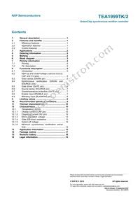 TEA1999TK/1J Datasheet Page 21