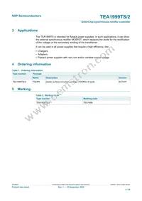 TEA1999TS/2H Datasheet Page 2