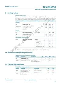 TEA1999TS/2H Datasheet Page 8