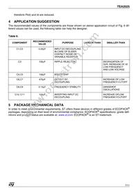 TEA2025D Datasheet Page 7