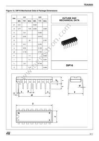 TEA2025D Datasheet Page 9