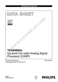TEA6886HL/V2 Datasheet Cover