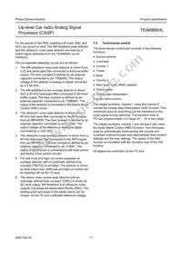 TEA6886HL/V2 Datasheet Page 11