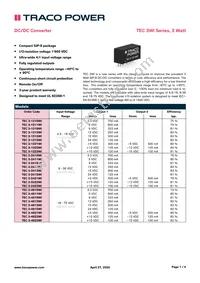 TEC 3-2421WI Datasheet Cover