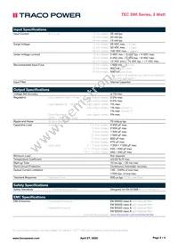 TEC 3-2421WI Datasheet Page 2