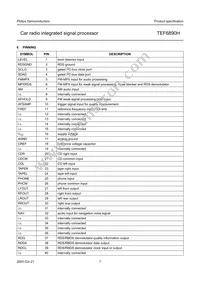TEF6890H/V3 Datasheet Page 7