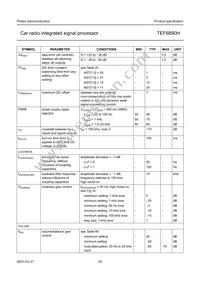 TEF6890H/V3 Datasheet Page 20