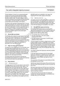 TEF6894H/V3 Datasheet Page 9