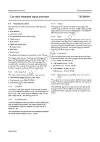 TEF6894H/V3 Datasheet Page 10