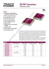 TEN 60-4815 Datasheet Cover