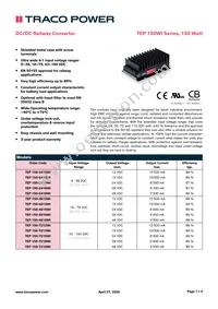TEP 150-7218WI-F Datasheet Cover