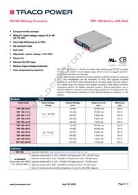 TEP 160-4816 Datasheet Cover