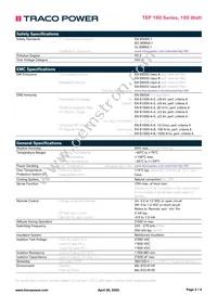 TEP 160-4816 Datasheet Page 3