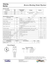 TFA108S Datasheet Page 2