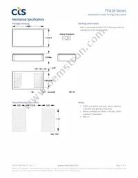 TFA162WG327KR Datasheet Page 3