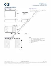 TFA202WG327KR Datasheet Page 3