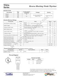 TFA37S Datasheet Page 2