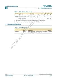 TFA9800J/N1 Datasheet Page 2