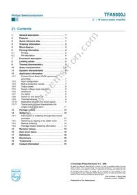 TFA9800J/N1 Datasheet Page 17