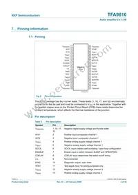 TFA9810T/N1 Datasheet Page 4