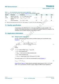 TFA9810T/N1 Datasheet Page 18