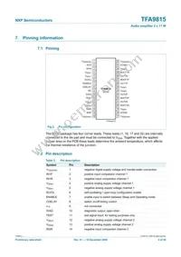 TFA9815T/N1 Datasheet Page 4