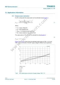 TFA9815T/N1 Datasheet Page 15