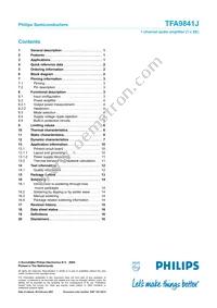 TFA9841J/N1 Datasheet Page 17